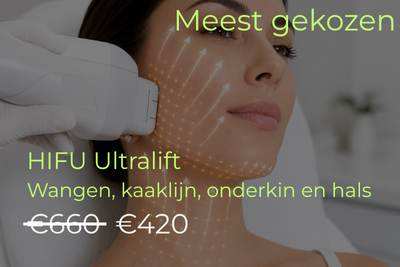 Illustratie en prijs van een HIFU behandeling bij GLIZZ